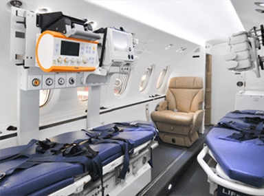 Medwall installed in fixed wing aircraft