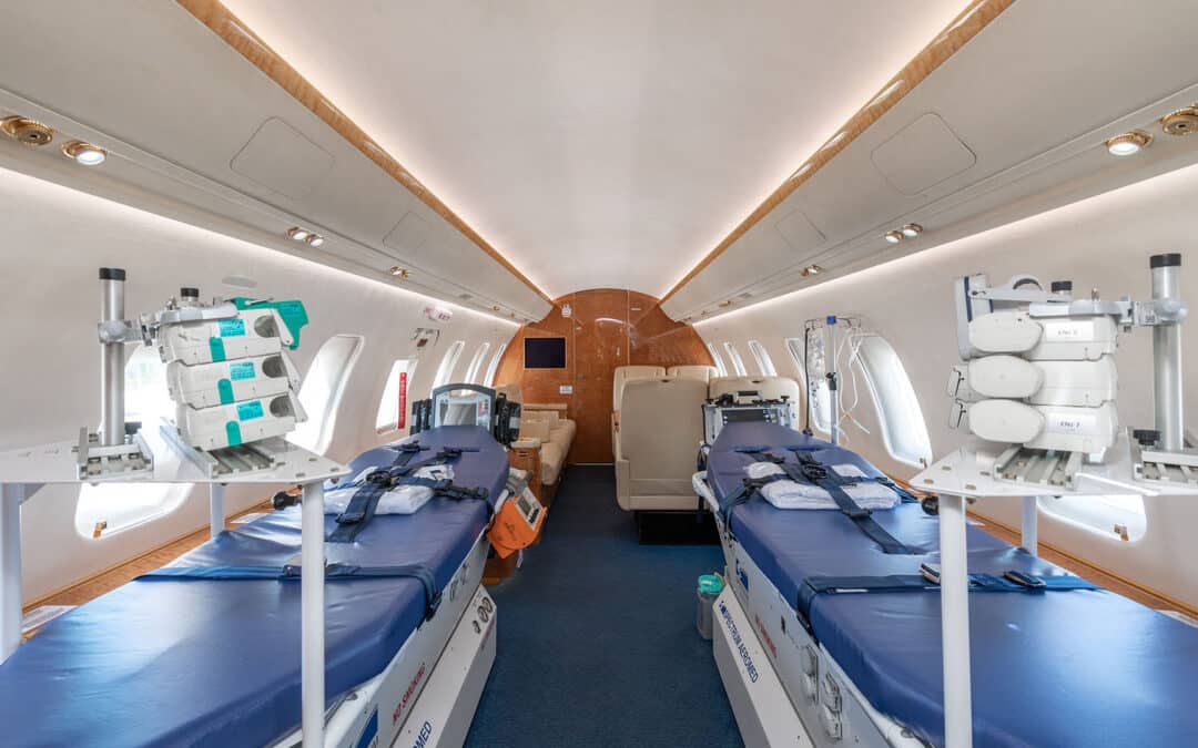 Redstar Aviation Challenger 605 Air Ambulance Interior