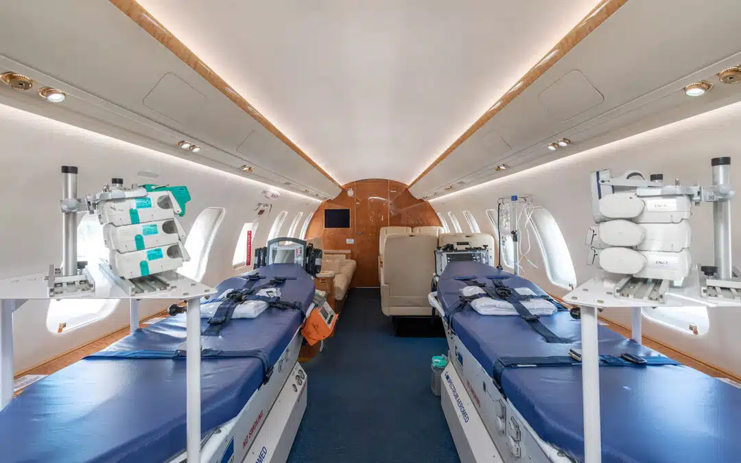 Redstar Aviation Challenger 605 Air Ambulance Interior