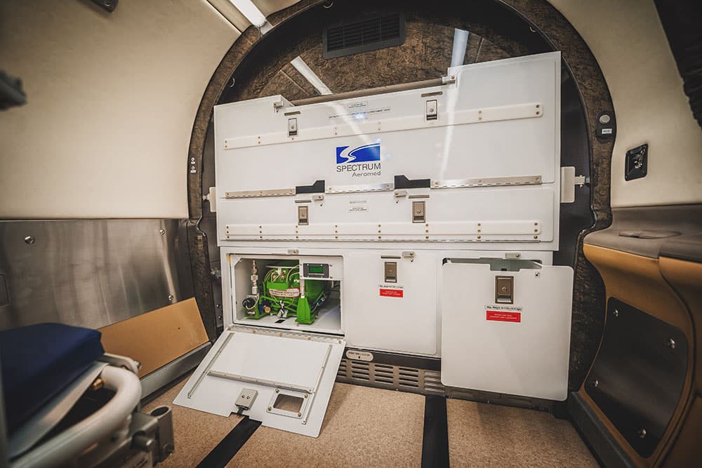 Cabinet with LOX drawer in PC12